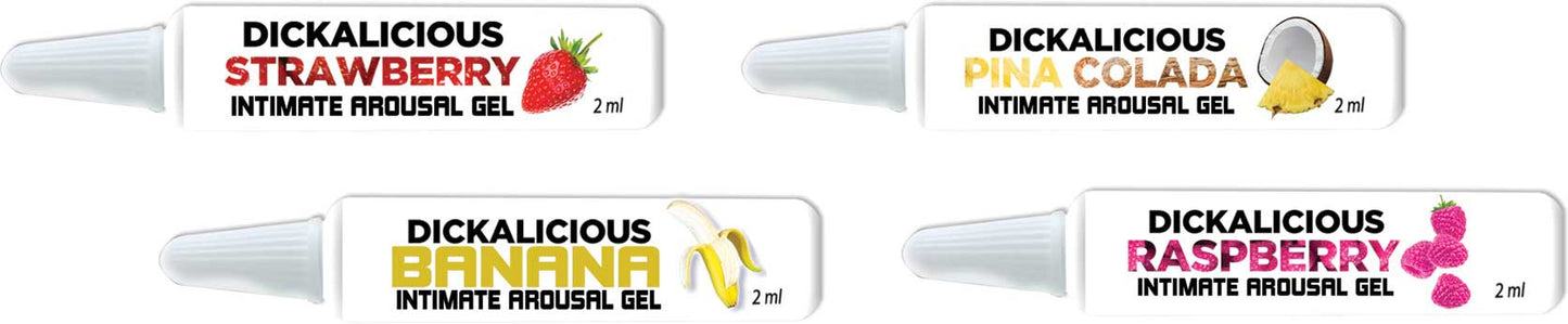 DICKALICIOUS Penis Arousal Gel – 2ml Tubes – 144 Pc Display