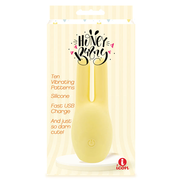 Buzzy Buddies Honey Bunny Clitoral Stimulator with 10 Vibrational Patterns – Yellow