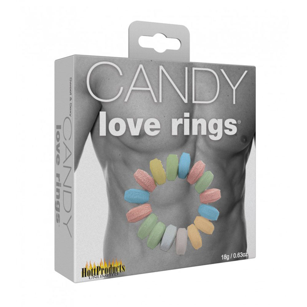 Candy Love Ring - 3 Pack Edible Cock Rings - Multi-flavored