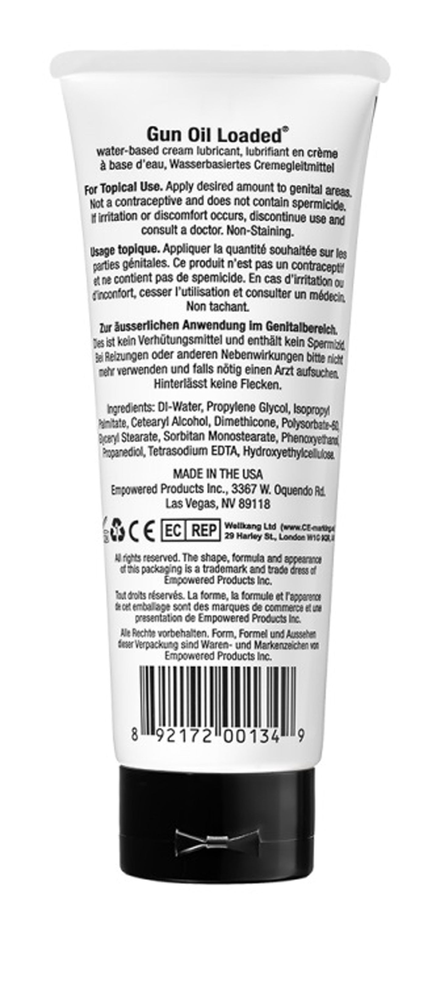 Gun Oil Loaded 3.3 Oz Tube - Hybrid Performance Lubricant