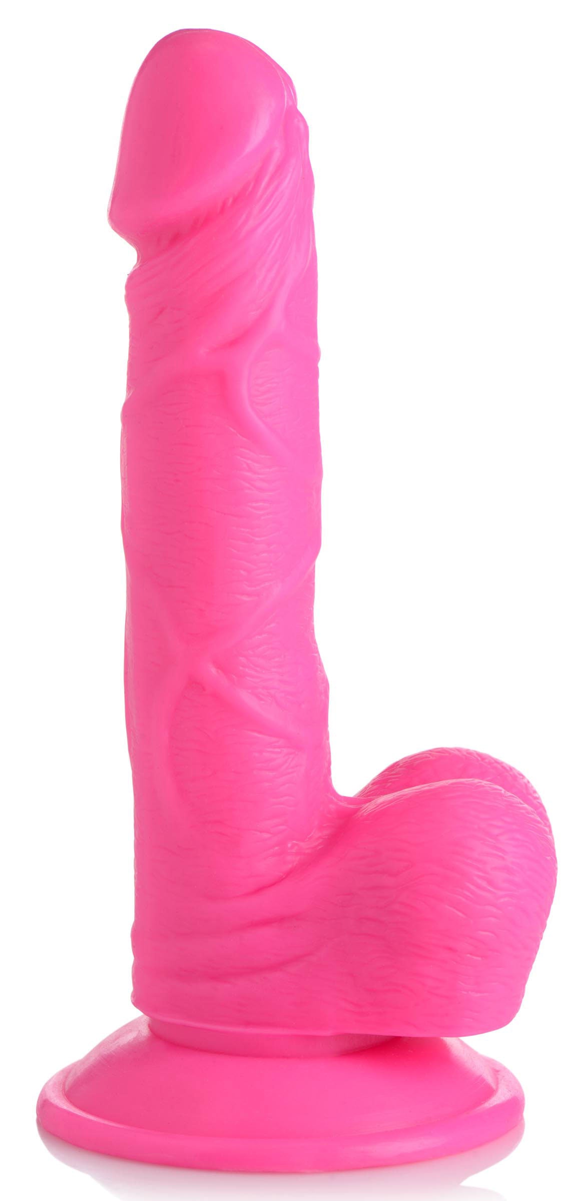 Pop Pecker 6.5 Inch Dildo with Suction Cup Base - Pink