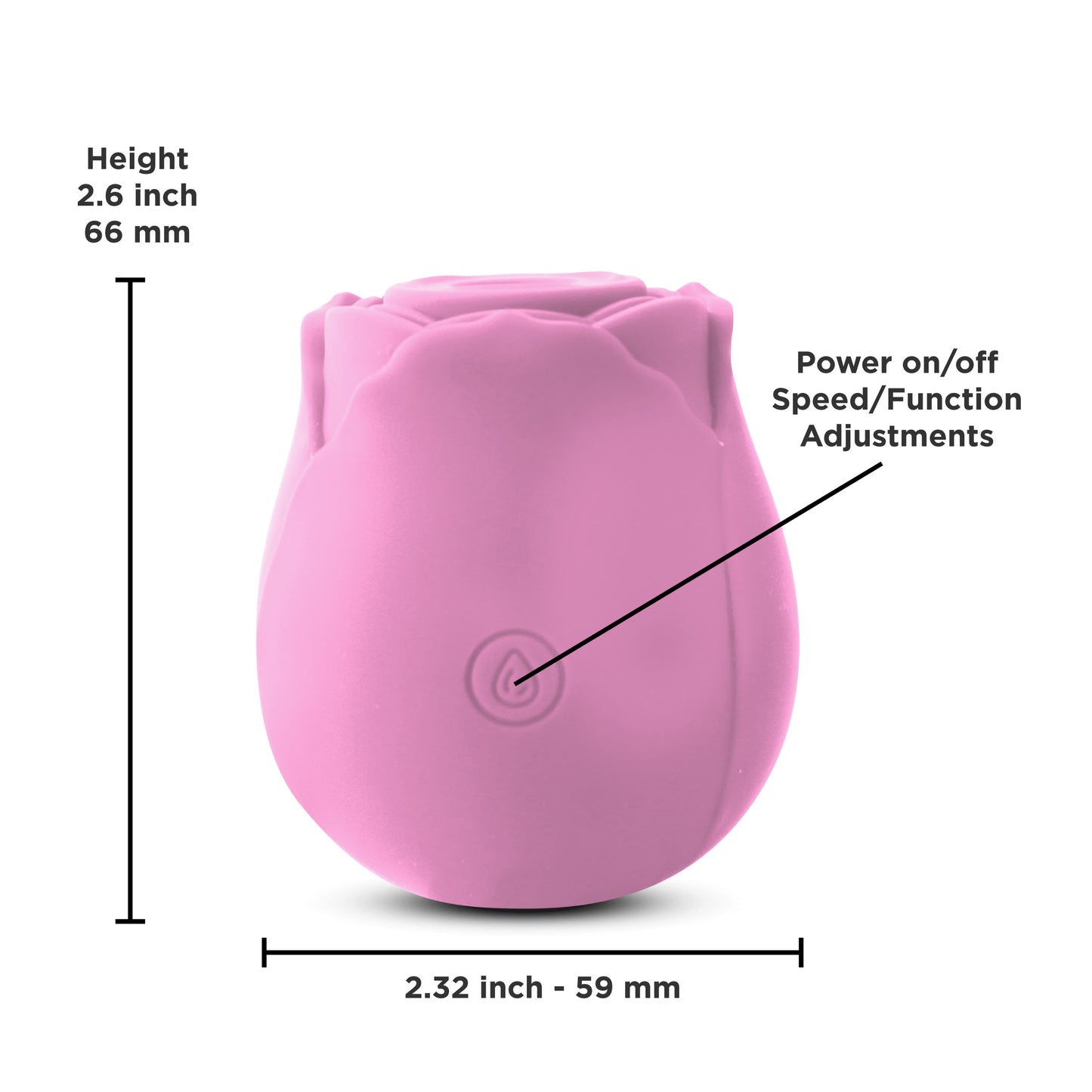 Inya The Rose Rechargeable Stimulator – Pink