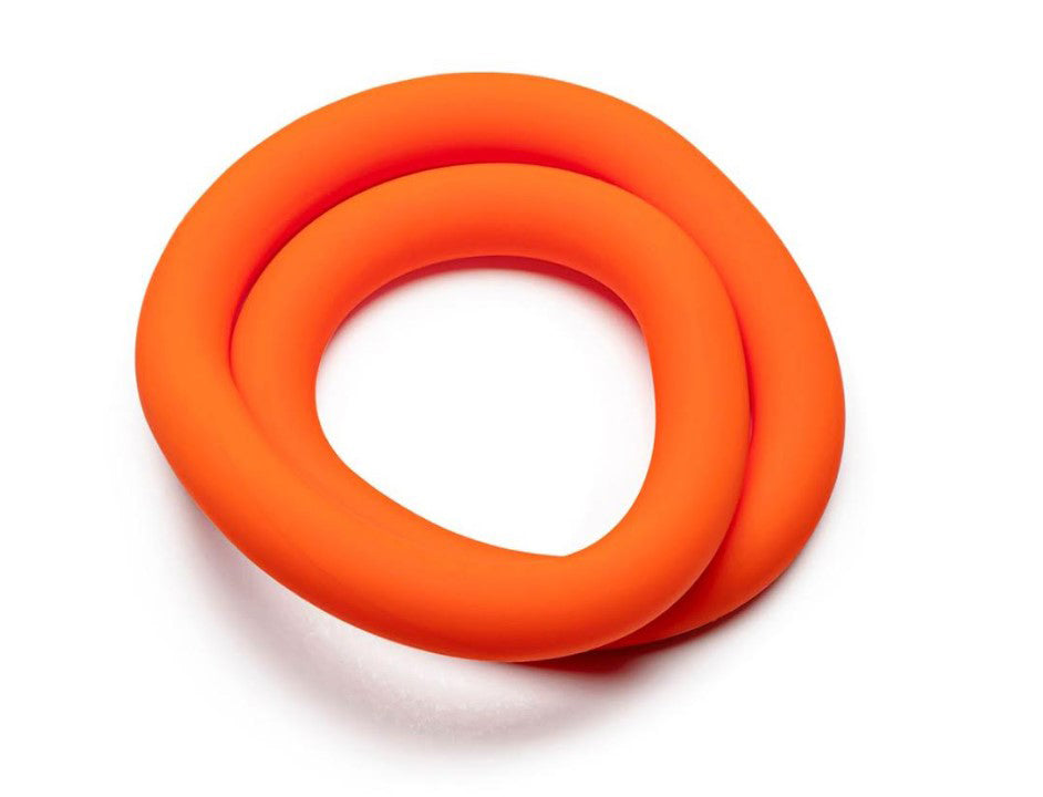 Perfect Fit Hefty Wrap Silicone Cock Ring – Orange
