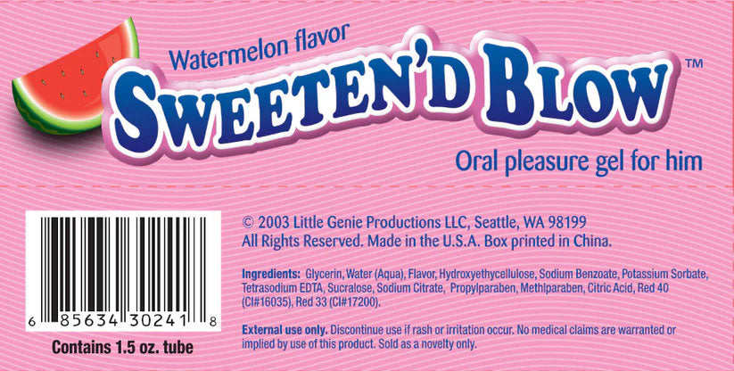 Sweeten'd Blow - Watermelon