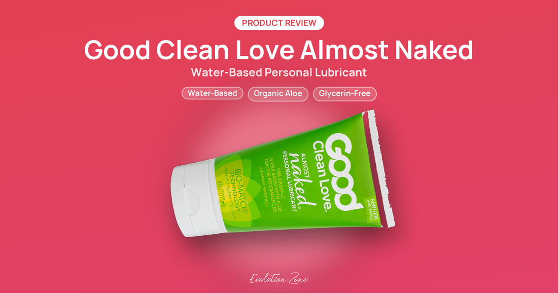 Good Clean Love Almost Naked Water-Based Personal Lubricant, product review cover
