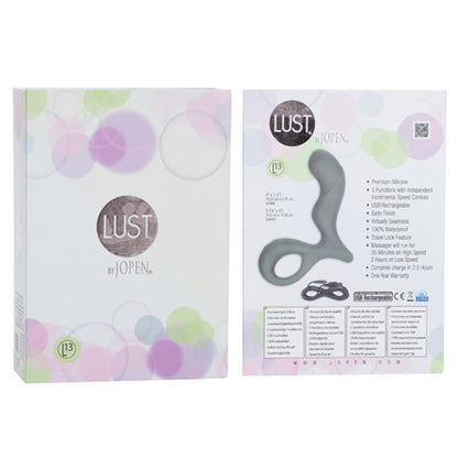 CalExotics Lust L13 Vibrator with 5 Functions – Grey