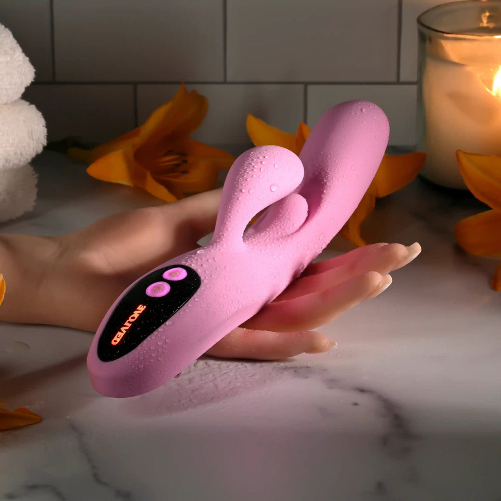 Evolved Novelties Push the Button G-Spot Clitoral Stimulation Device – Pink