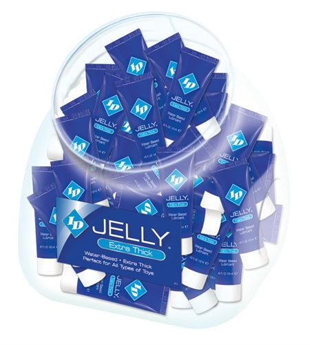 ID Jelly Extra Thick Water-Based Lubricant – 12ml Tubes, 72 Pieces Jar