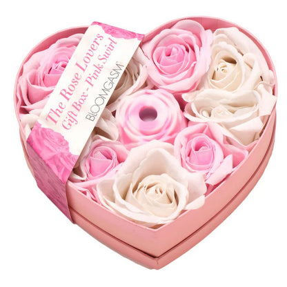 XR Brands Bl the Rose Lovers Gift Box - Clitoral Stimulator - Pink