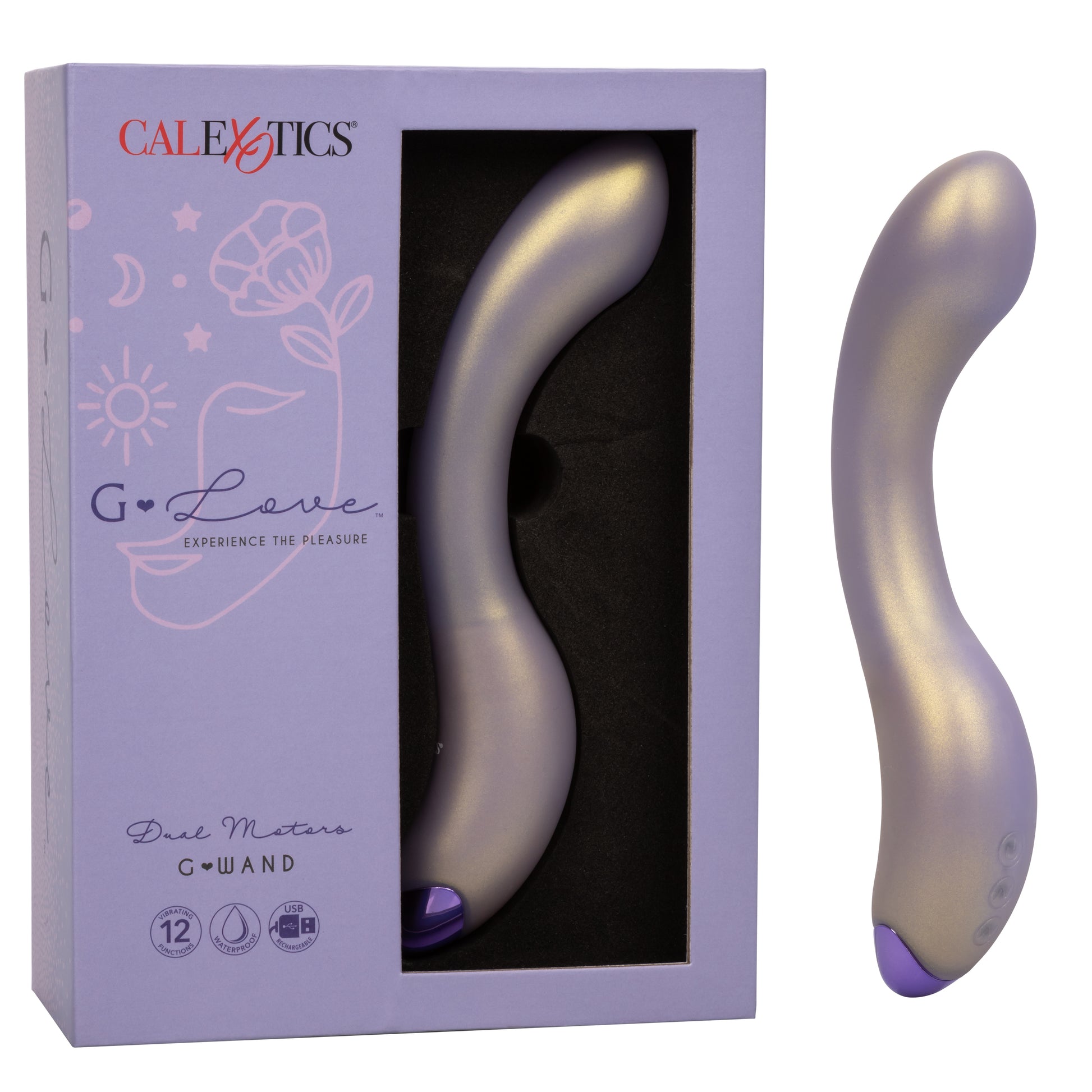CalExotics G-Love G-Wand Vibrating Massager – Purple