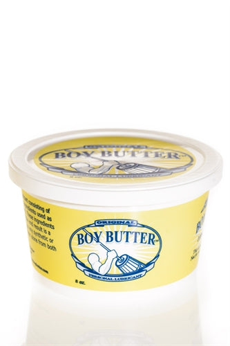 Boy Butter Original Personal Lubricant 8 Oz – Coconut Oil Based, Non-Toxic