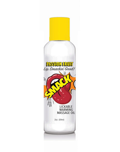Smack Warming and Lickable Massage Oil - Passion Fruit - 2 Oz
