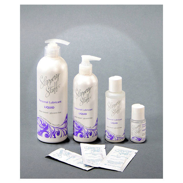 Slippery Stuff Gel Personal Lubricant Packets – Water-Based – 0.25 oz – White