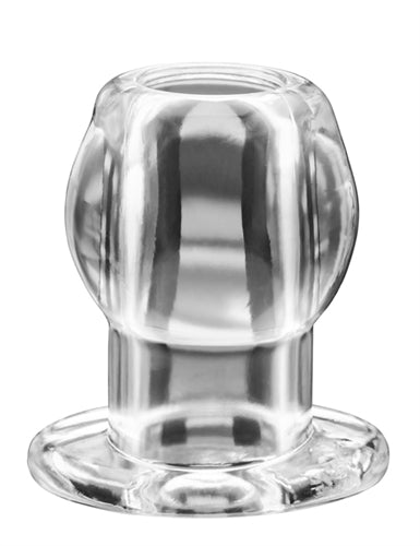 Perfect Fit Tunnel Plug Medium - Clear Butt Plug with Tunnel Hole