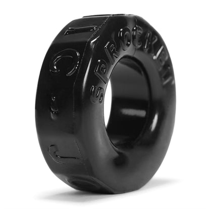 Oxballs Sprocket Cockring – Black – Elastic and Stretchy Design