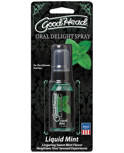 Doc Johnson Good Head Oral Delight Spray – Mint Flavor – 1 Oz