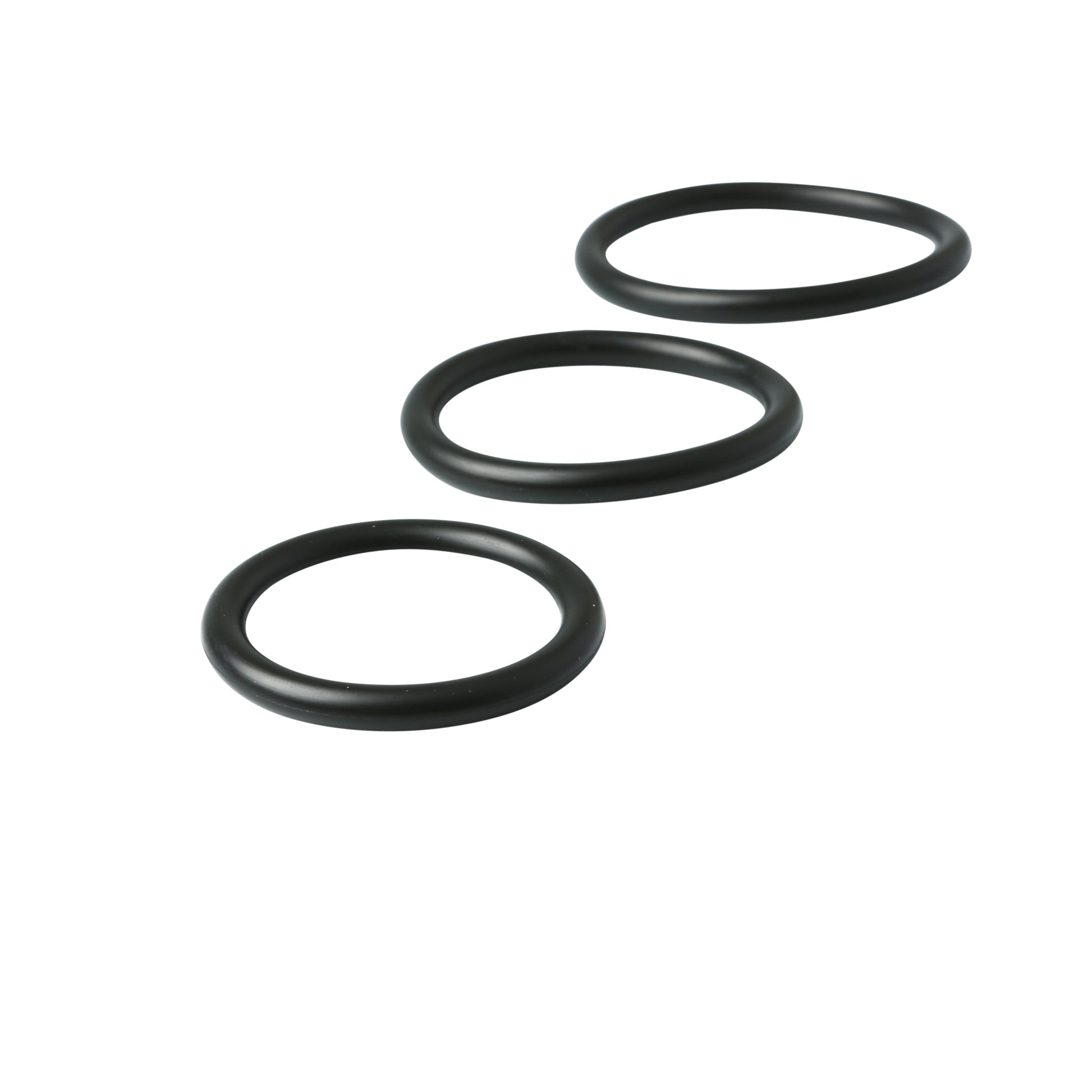 Sex and Mischief Nitrile Cock Rings 3 Pack – Black – 3 Sizes
