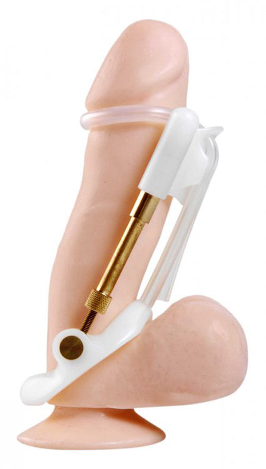 Size Matters Penis Aide – Traction Device for Length and Girth Enhancement – White