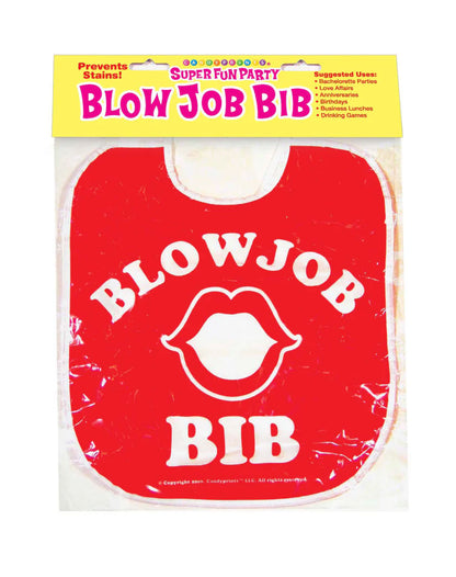 Little Genie Blow Job Bib – Red – Ideal for Parties and Events