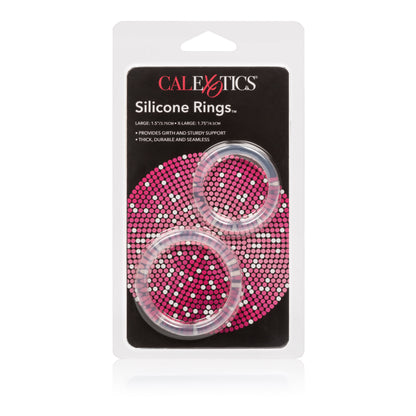 CalExotics Silicone Rings – Multi-Functional Large and X-Large Rings – Clear