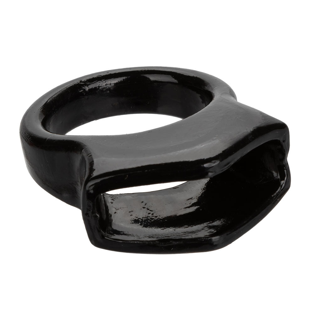 CalExotics Colt Snug Grip Enhancer Ring with Scrotum Support - Black