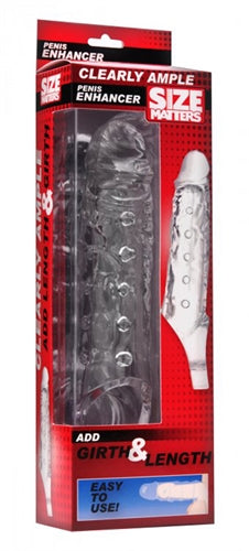 Clearly Ample Penis Enhancer - Clear Sheath for Enhanced Size