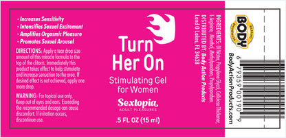 Body Action Turn Her On Gel for Women 5 Oz – Arousal Enhancer