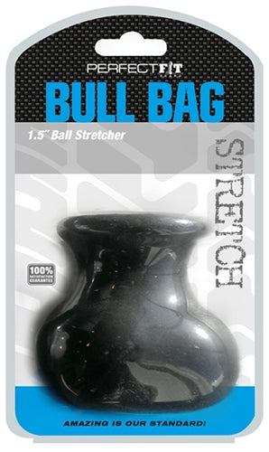 Perfect Fit Bull Bag XL Ball Stretcher - Black - 1.5-Inch Stretch