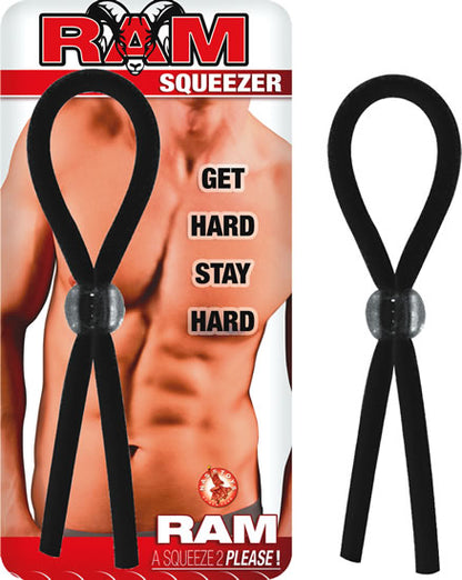 Nasstoys RAM Squeezer Adjustable Cockring – Black