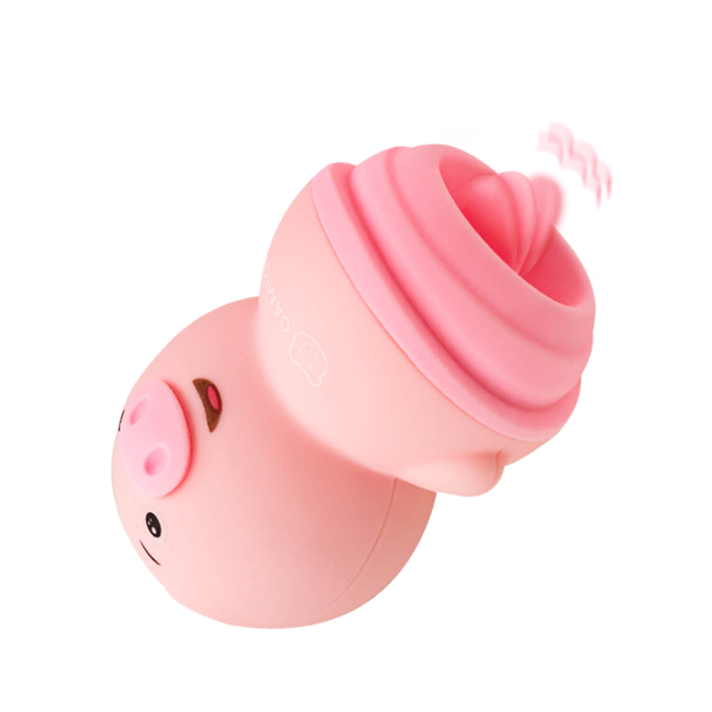 Camtoyz Pigly Clitoral Stimulator - Pink - Multi-Speed and Waterproof