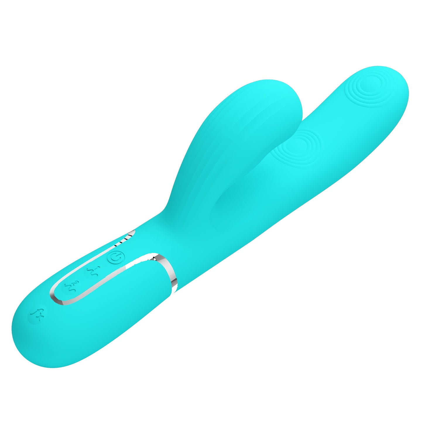 Pretty Love Perdita Twinkled Tenderness Vibrator - Rabbit Style - Turquoise