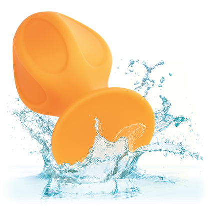 CalExotics Cheeky Anal Plug Set – Waterproof Silicone – Orange