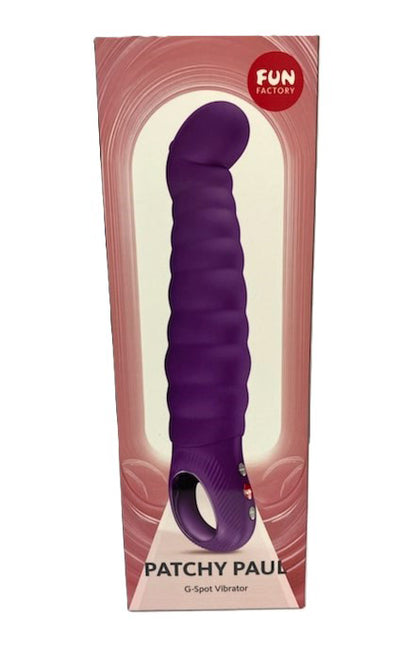 Fun Factory Patchy Paul G-Spot Vibrator - Dark Violet - Multi-Speed Waterproof