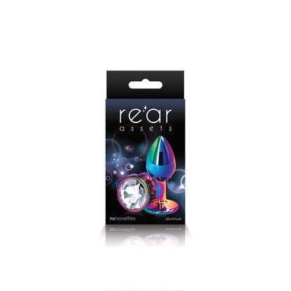 NS Novelties Rear Assets Multicolor Small Anal Toy - Chrome-Plated