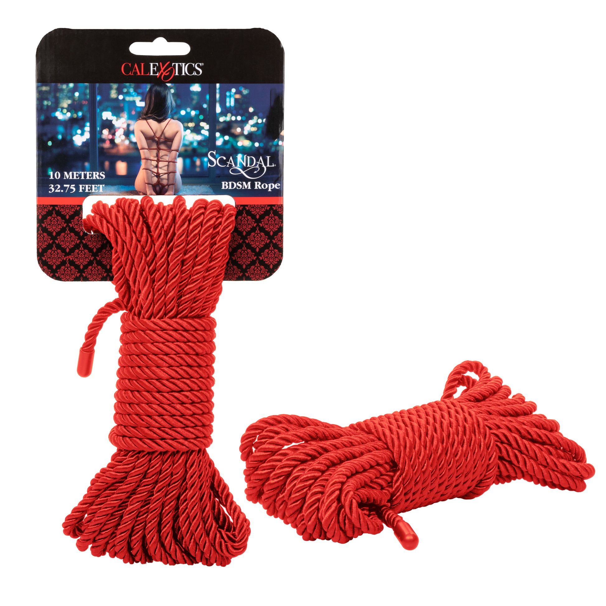 CalExotics Scandal BDSM Rope 32.75ft – Red