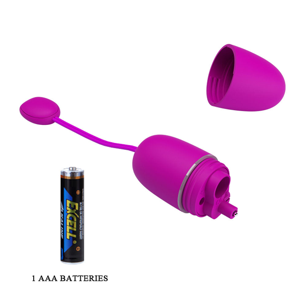 Pretty Love Nymph APP Controlled Vibrating Egg - Purple