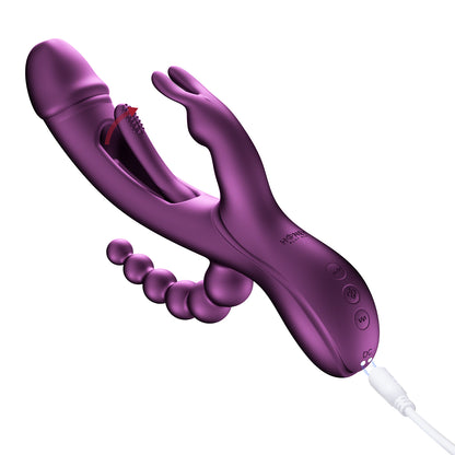 Trilux App Controlled Rabbit Vibrator – Purple