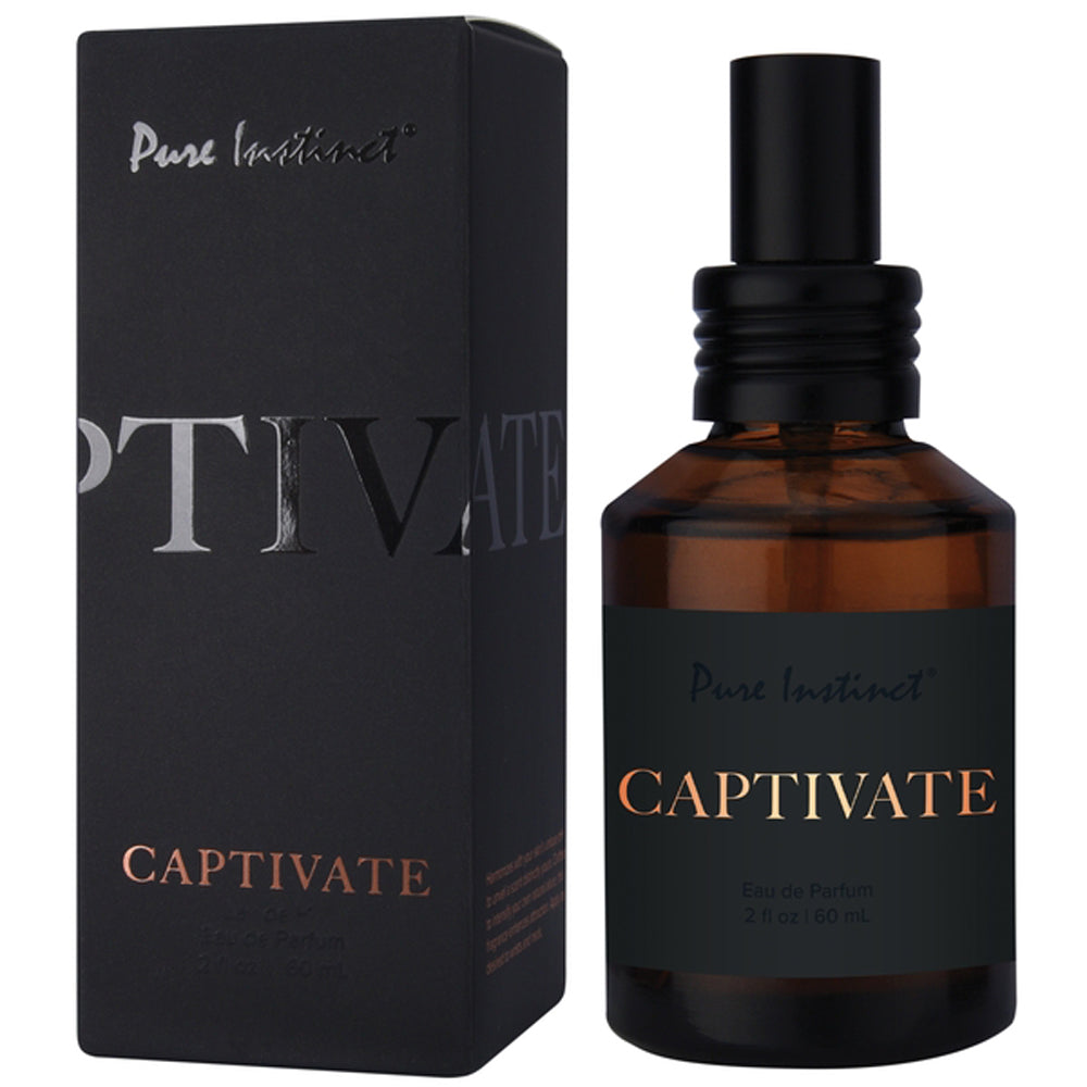 Pure Instinct Pheromone Eau De Parfum Captivate – 2oz 60ml – Bright Floral Fragrance