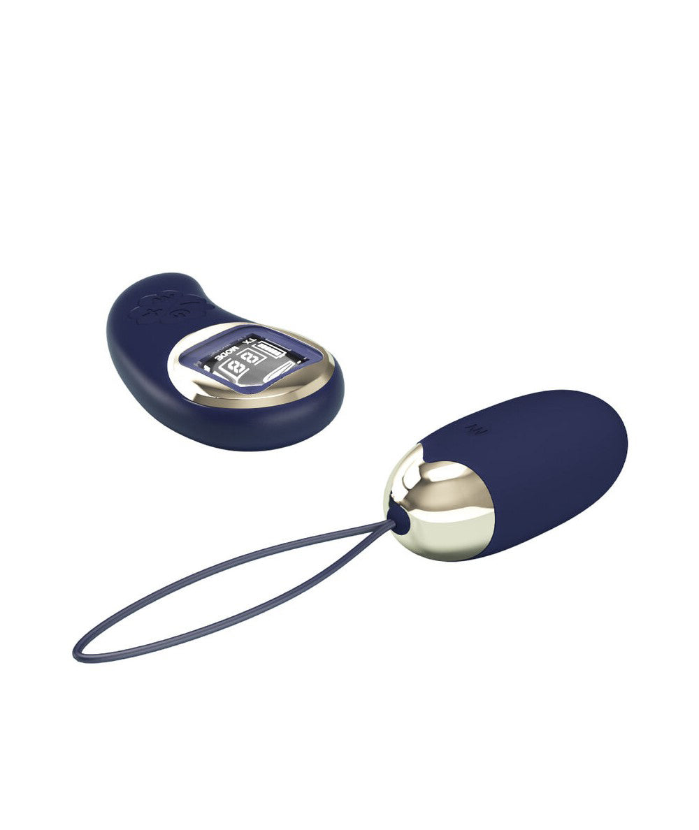 Pretty Love Mina Vibrating Remote Control Egg – Blue