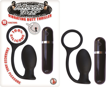 Mack Tuff Vibrating Butt Thriller – Black – 10 Vibrating Functions
