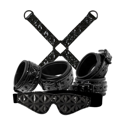 Sinful Bondage Kit - Restraints and Accessories - Black