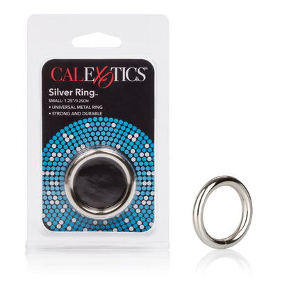 CalExotics Silver Ring - Small Metal Adornment Ring with Silver Plating