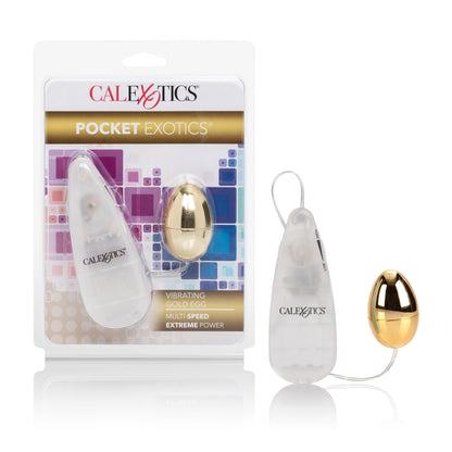 CalExotics Pocket Exotics Vibrating Egg – Multi-Speed Vibrator – Gold