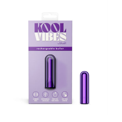 Kool Vibes Rechargeable Mini Bullet Vibrator - Grape