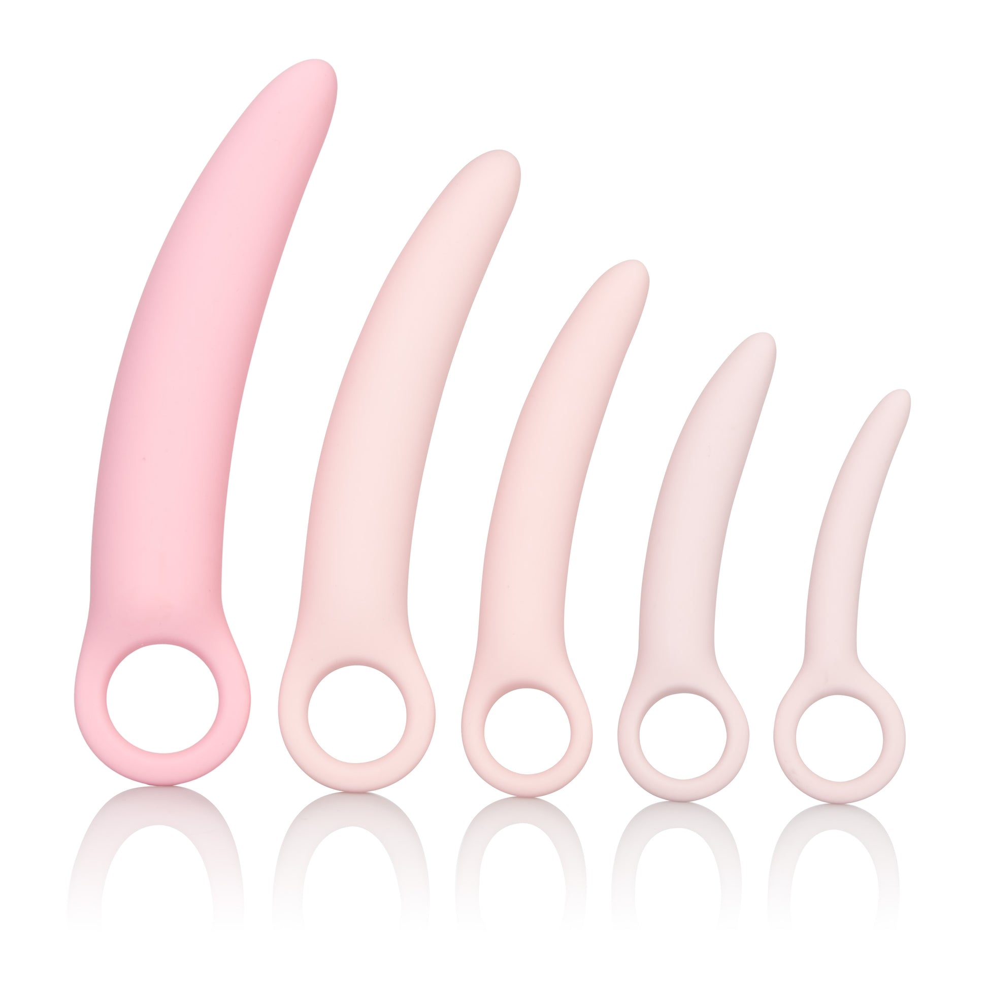 CalExotics Inspire Silicone Dilator Kit - 5 Piece Set - Pink