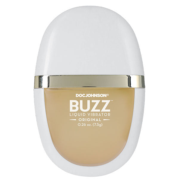 Doc Johnson Buzz Liquid Vibrator – Stimulating Clitoral Gel – 0.26 Oz