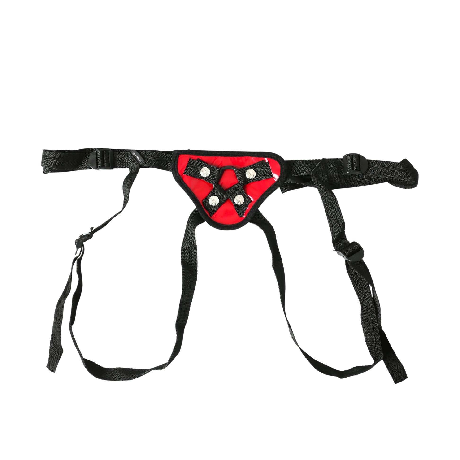 Sportsheets Entry Level Strap On - Red with Adjustable Straps