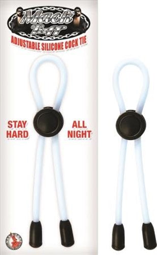 Mack Tuff Adjustable Silicone Cock Tie – Clear