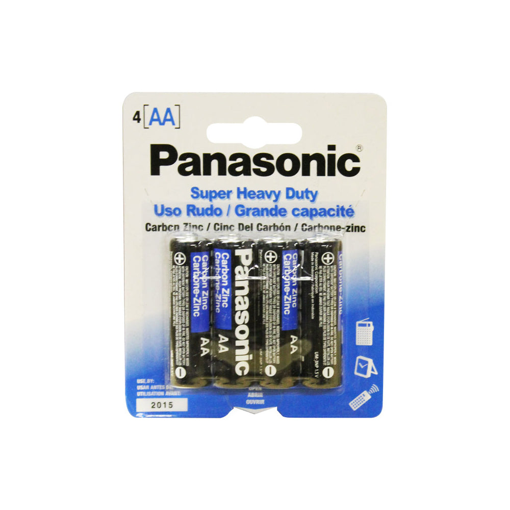 Panasonic AA Batteries – Multi-Color – Package of Four