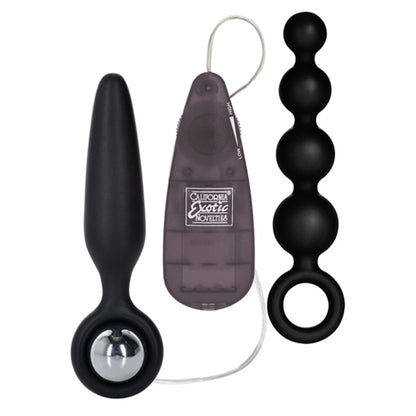 CalExotics Booty Call Booty Vibro Kit – Black – Multi-Speed Vibrating Probe